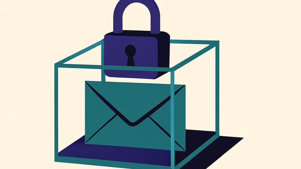a single sealed envelope inside a transparent lockbox
