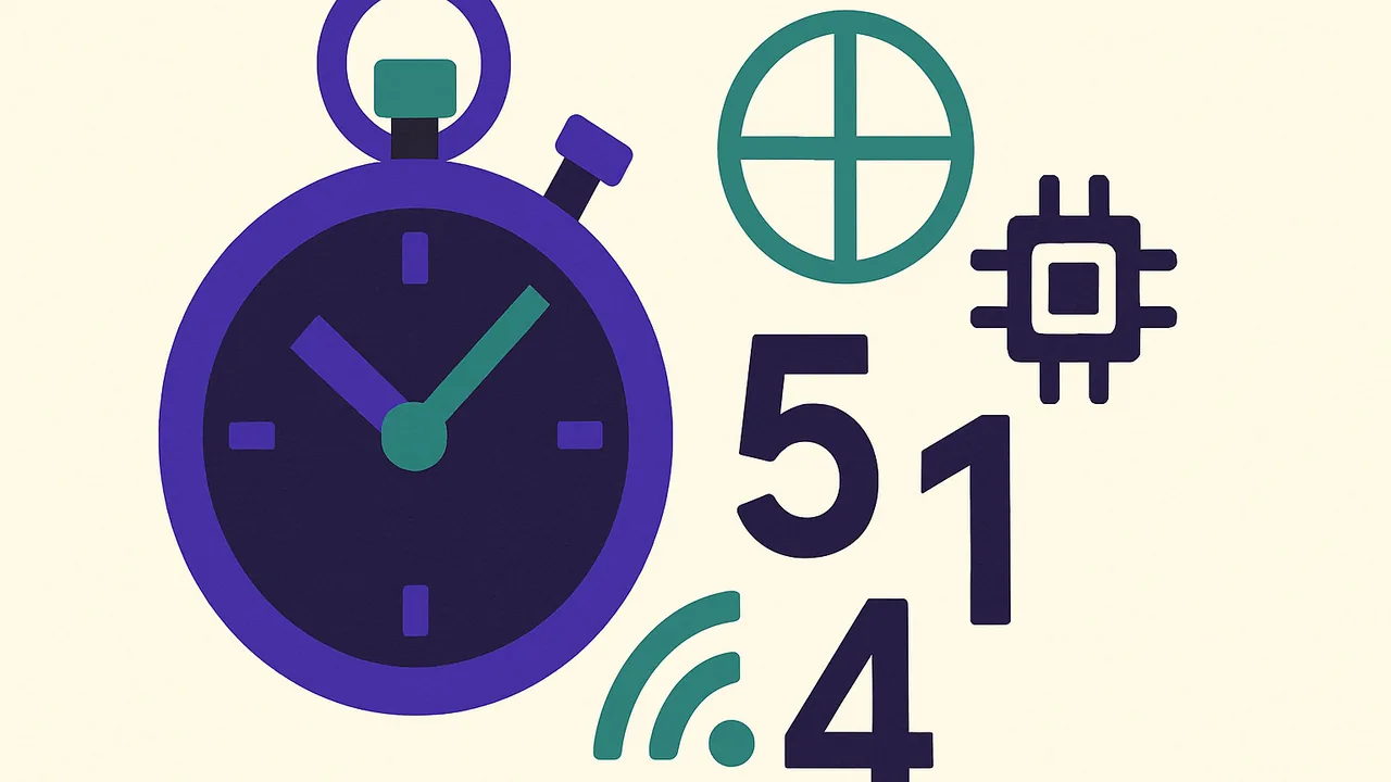 a racing stopwatch with many of its numbers missing