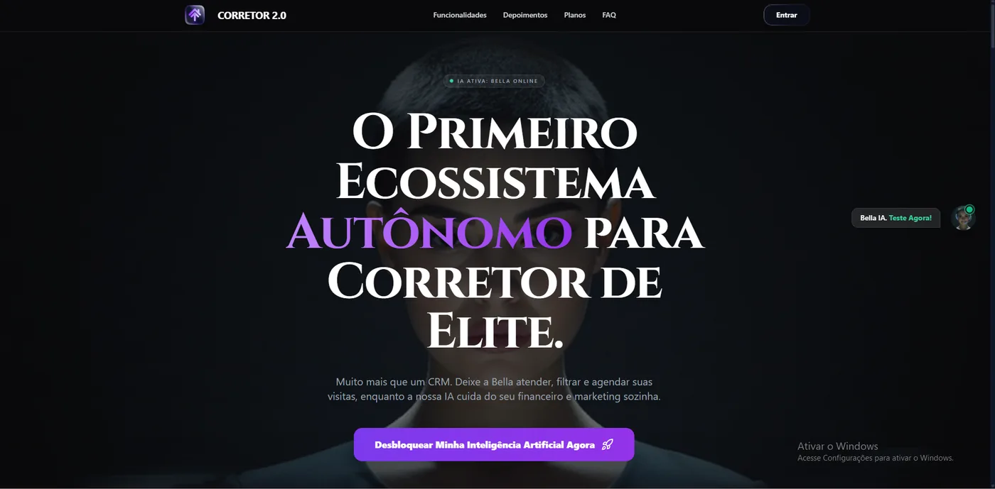 Bella, a gestora de tráfego por IA do Corretor 2.0
