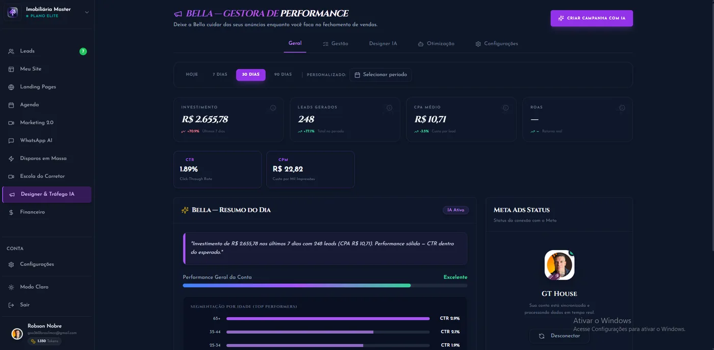 Landing page gerada pelo Corretor 2.0
